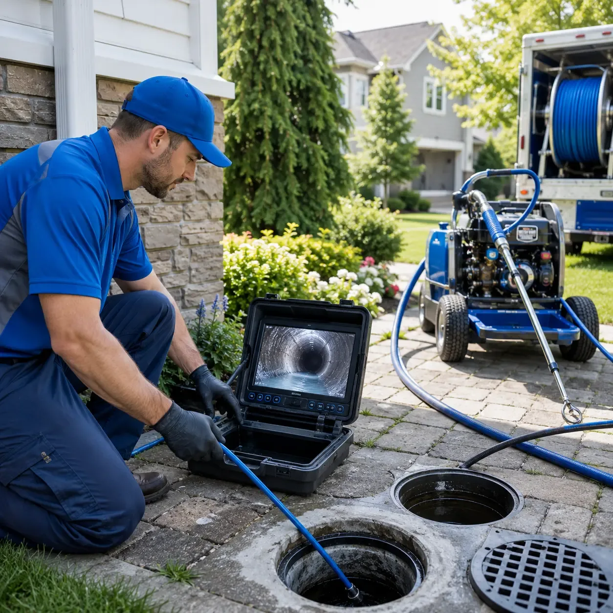 Outdoor drain cleaning professionals serving Elwood, IN