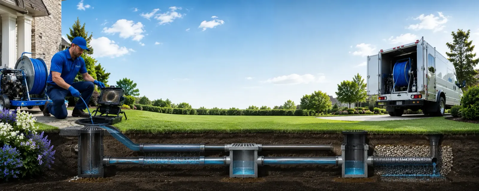 Outdoor drain cleaning information for Elwood, IN
